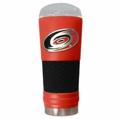 Wholesale ⌛ Great-American-Products Travel Cups NHL Carolina Hurricanes DRAFT Powder 🧥 Coated Steel Tumbler ❤️