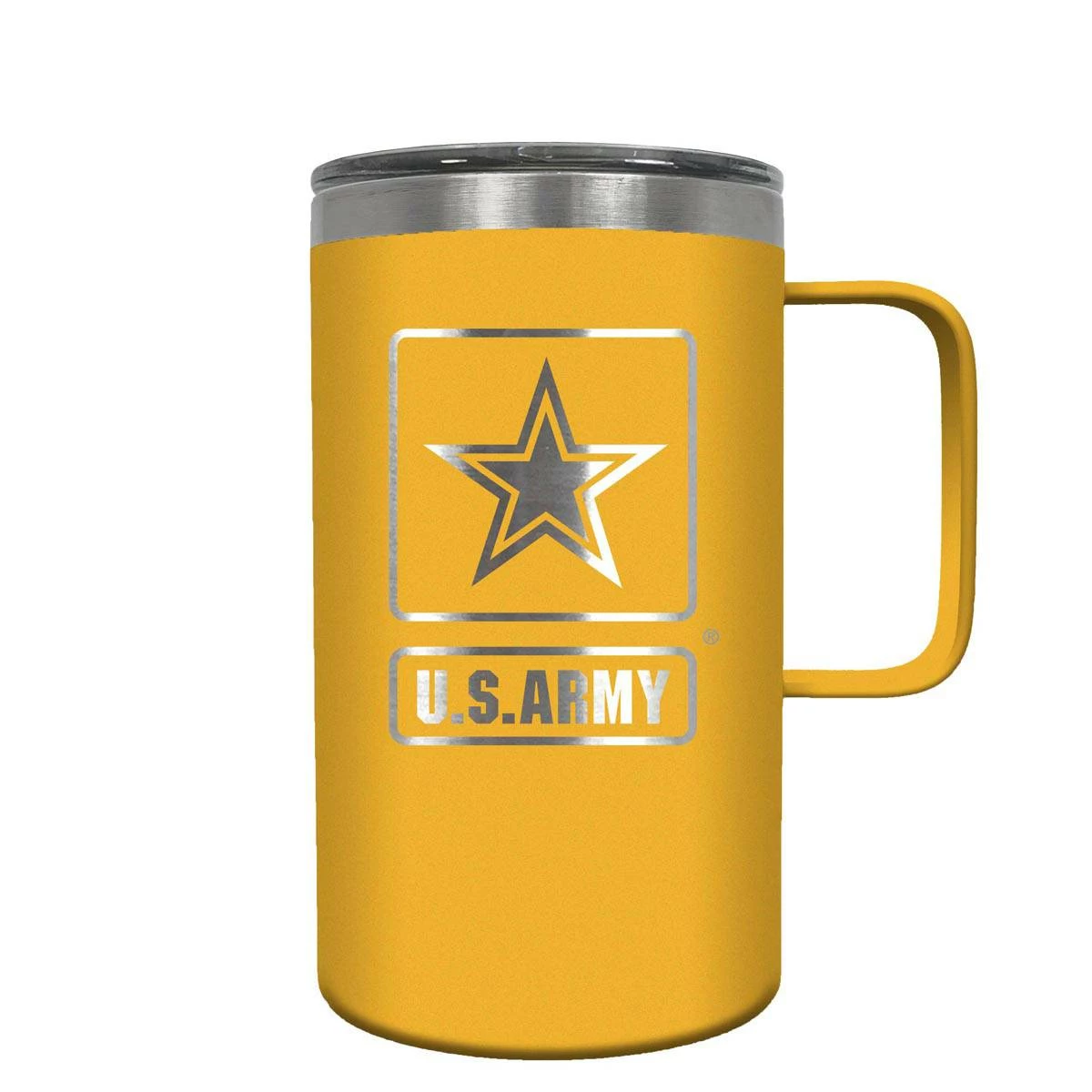 New π Great-American-Products Travel Cups U.S. Army 18oz. Hustle Travel Mug - Yellow π 1 New π Great-American-Products Travel Cups U.S. Army 18oz. Hustle Travel Mug - Yellow π