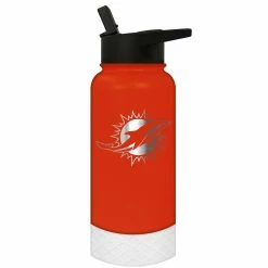Buy 🎁 Great-American-Products Water Bottles Great American Products 32oz. Miami Dolphins Water Bottle 🤩