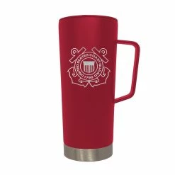 Coupon 🌟 Great-American-Products Travel Cups U.S. Coast Guard 18oz. Roadie Tumbler With Handle 💯