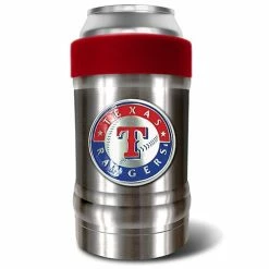 Flash Sale 🛒 Great-American-Products Koozie & Can Holders MLB Texas Rangers Vacuum Insulated Steel Can Holder 🤩