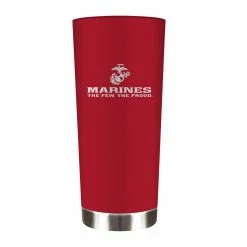 New ⌛ Great-American-Products Travel Cups U.S. Marines Powdered 🧥 Coated Roadie Tumbler 🌟