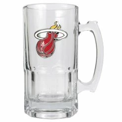 Buy 🤩 Great-American-Products Beer Glasses NBA Miami Heat Glass Macho Mug ✔️