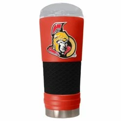 Best deal 🔔 Great-American-Products Travel Cups NHL Ottawa Senators DRAFT Powder 🧥 Coated Stainless Steel Tumbler 🔔