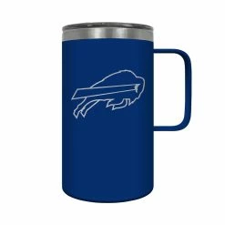 New 🧨 Great-American-Products Travel Cups Great American Products 18oz. Buffalo Bills Hustle Mug ✨