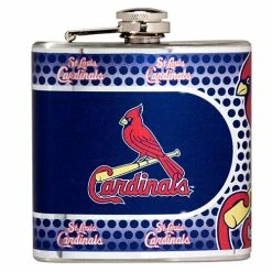 Outlet ✨ Great-American-Products Flasks MLB St. Louis Cardinals Stainless Steel Flask 🥰