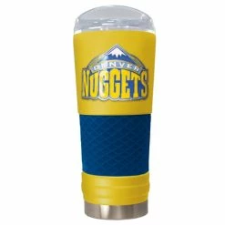 Discount 🛒 Great-American-Products Travel Cups NBA Denver Nuggets DRAFT Powdered 🧥 Coated Stainless Steel Tumbler 💯