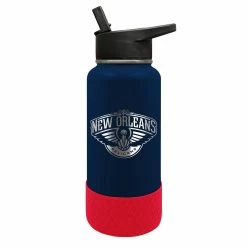 Cheap 🥰 Great-American-Products Water Bottles Great American Products 32oz. New Orleans Pelicans Water Bottle ✨