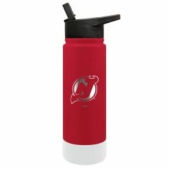 Outlet 👍 Great-American-Products Water Bottles Great American Products 24oz. Jr. New Jersey Devils Water Bottle 🥰
