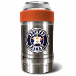 Discount 💯 Great-American-Products Koozie & Can Holders Vacuum Insulated Stainless Steel MLB Houston Astros Can Holder 🧨