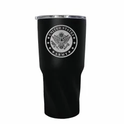 Flash Sale 👏 Great-American-Products Travel Cups U.S. Army Twist Travel Tumbler - Black 🎉