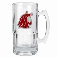 Cheap 😉 Great-American-Products Mugs NCAA Washington State Cougars Macho Glass Mug 👏