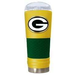 Cheapest 🤩 Great-American-Products Travel Cups NFL Green Bay Packers DRAFT Powder 🧥 Coated Stainless Steel Tumbler 🎁