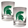 Outlet 💯 Great-American-Products Cocktail Glasses NCAA Michigan State Spartans 2pc. Rocks Glass Set 💯