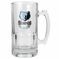 Promo 😍 Great-American-Products Mugs Great American Products NBA Memphis Grizzlies Glass Macho Mug 😍