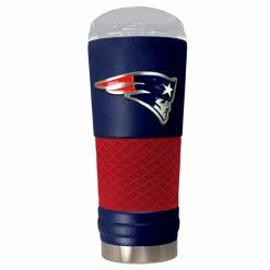 Wholesale 🔥 Great-American-Products Travel Cups NFL New England Patriots DRAFT Powder 🧥 Coated Steel Tumbler ⭐
