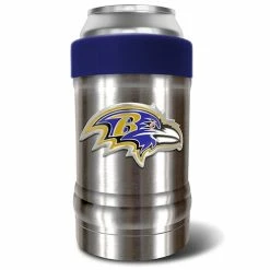 Cheap ✔️ Great-American-Products Koozie & Can Holders NFL Baltimore Ravens Vacuum Insulated Steel Can Holder ⌛