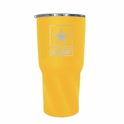 Best deal 🥰 Great-American-Products Travel Cups U.S. Army Twist Travel Tumbler - Yellow ✨