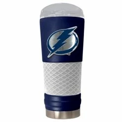 Outlet 🛒 Great-American-Products Travel Cups NHL Tampa Bay Lightning DRAFT Powder 🧥 Coated Steel Tumbler 👍