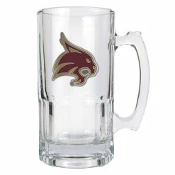 Hot Sale 🌟 Great-American-Products Beer Glasses NCAA Texas State Bobcats Macho Glass Mug ❤️