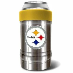 Best Pirce 🔔 Great-American-Products Koozie & Can Holders NFL Pittsburgh Steelers Steel Vacuum Insulated Can Holder 🔔
