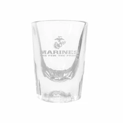 Discount 🥰 Great-American-Products Cocktail Glasses U.S. Marines Prism Shot Glass 🛒