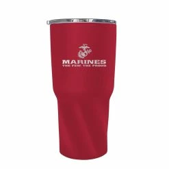 Budget 🛒 Great-American-Products Travel Cups U.S. Marines Twist Travel Tumbler - Red 😀