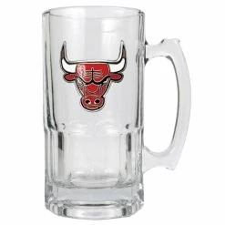 Best reviews of 😀 Great-American-Products Mugs Great American Products NBA Chicago Bulls Glass Macho Mug ✨