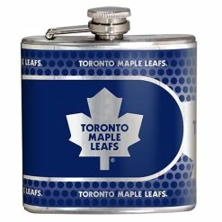 Wholesale 🎁 Great-American-Products Flasks NHL Toronto Maple Leafs Stainless Steel Flask ✔️