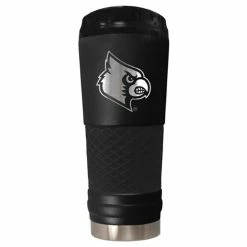Discount ⌛ Great-American-Products Travel Cups NCAA Louisville Cardinals Powder 🧥 Coated Stainless Steel Tumbler 😉