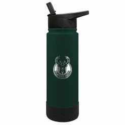 New 🧨 Great-American-Products Water Bottles Great American Products 24oz. Jr. Milwaukee Bucks Water Bottle ❤️