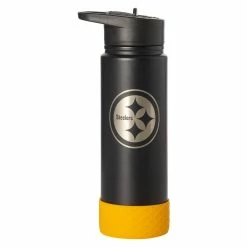 Best reviews of ⭐ Great-American-Products Water Bottles Steelers 24oz. Stainless Steel Double Wall Water Bottle 😀