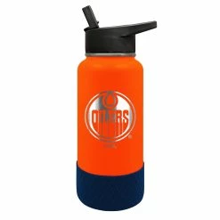 Cheap 👏 Great-American-Products Water Bottles Great American Products 32oz. Edmonton Oilers Water Bottle 🌟