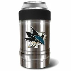 Promo 😍 Great-American-Products Travel Cups NHL San Jose Sharks Vacuum Insulated Can Holder 🎉