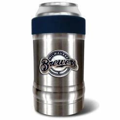 Best Pirce 🤩 Great-American-Products Travel Cups Milwaukee Brewers MLB Vacuum Insulated Can Holder ⌛