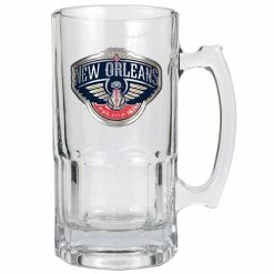 New ✨ Great-American-Products Mugs Great American Products NBA New Orleans Pelicans Glass Macho Mug 🔔