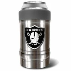 Brand new 🔔 Great-American-Products Koozie & Can Holders NFL Raiders Vacuum Insulated Can Holder - Grey 🎉