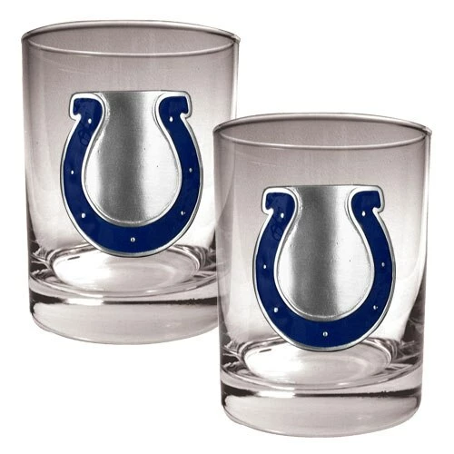 New π Great-American-Products Cocktail Glasses NFL Indianapolis Colts 2pc. 14oz. Rocks Glass Set π 1 New π Great-American-Products Cocktail Glasses NFL Indianapolis Colts 2pc. 14oz. Rocks Glass Set π