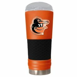 Flash Sale 🧨 Great-American-Products Travel Cups MLB Baltimore Orioles DRAFT Powder 🧥 Coated Stainless Steel Tumbler 🧨