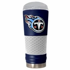 Best Pirce 😀 Great-American-Products Travel Cups NFL Tennessee Titans DRAFT Powder 🧥 Coated Stainless Steel Tumbler 🔥