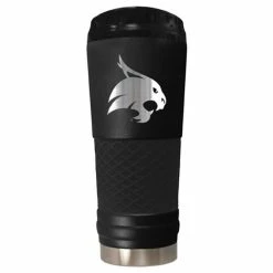 Outlet ✔️ Great-American-Products Travel Cups NCAA Texas State Bobcats Powder 🧥 Coated Stainless Steel Tumbler 💯