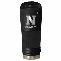 Outlet 😉 Great-American-Products Travel Cups NCAA Navy Midshipmen Powder 🧥 Coated Stainless Steel Tumbler 🎁
