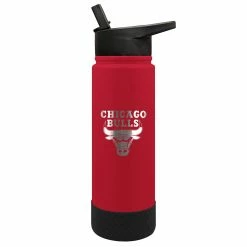 New 🧨 Great-American-Products Water Bottles Great American Products 24oz. Jr. Chicago Bulls Water Bottle 🥰