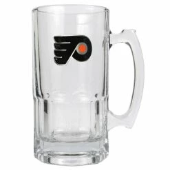 Brand new 😍 Great-American-Products Mugs Great American Products NHL Philadelphia Flyers Glass Macho Mug 🔥